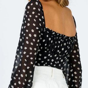 Camina Top Black - Princess Polly